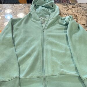 All in Motion Light Green Zip-Up Jacket